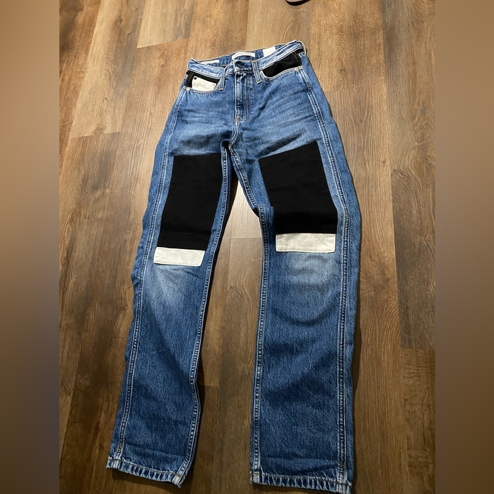 CALVIN KLEIN PATCH JEANS - 25 x 30